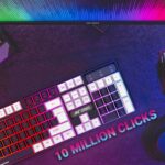 Ant Esports MK1450 Pro Backlit Membrane Wired Gaming Keyboard with Mixed Colour Lighting, White & Black Keycaps, Double Injection Key Caps - Black - Image 5