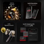Boat Nirvana Crystl (2025 Launch), Transparent Case,Spatial Audio, ANC(~32dB), 100Hrs Battery,4Mics ENx,App Support, Bluetooth Earbuds, TWS Ear Buds Wireless Earphones with mic (Quantum Black) - Image 4
