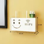 SS ARTS Engineered Wood Wall Mount Wifi Router Stand/Rack,10 Cm,18 Cm,30 Cm - Image 3