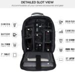 FATMUG Camera Backpack for DSLR, Lens, Accessories and Laptop (13"), Tripod Holder (Dark Grey) - Image 4