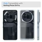 KAPAVER Impulse Series Back Cover Case for Nothing Phone 3a Pro (PC +TPU) (Gray) - Image 3