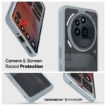 KAPAVER Impulse Series Back Cover Case for Nothing Phone 3a Pro (PC +TPU) (Gray) - Image 4