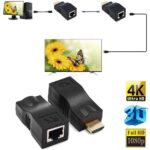 NEXSA HDMI Extender Over Cat5e/6, HDMI to RJ45 Network Cable Repeater, 1080P Full HD, Supports 4K/2K for HDTV, PC, PS4, STB, 30m Range - Image 4