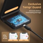 Portronics Flux 15W Qi2 Enabled Fast Charging Wireless Charger, MagSafe Compatible, Best for iOS16/16 Plus/16 Pro/16 Pro Max, iPhone 15/15 Plus/15 Pro/15 Pro Max, iPhone 14/13/12 (Black) - Image 3