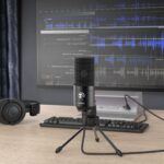 Fifine K669B USB Microphone, Metal Condenser Recording Microphone for MAC OS, Windows, Cardioid Laptop Mic for Recording Vocals, Voice Overs, Streaming, Meeting and YouTube Videos-Black - Image 6