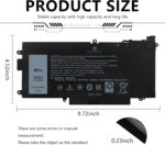 R & I K5XWW Laptop Battery Compatible for Dell Latitude 7389 5289 E5289 7390 2-in-1 P29S001 P29S002 L3180 Series Notebook N18GG 6CYH6 71TG4 725KY J0PGR Laptop Battery - Image 3