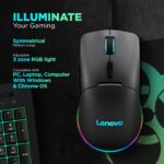 Lenovo M210 RGB Gaming Wired USB Mouse, Ambidextrous, 7-Buttons, 8000 DPI with 4 Levels DPI Switch, 3-Zone RGB Backlight, 3Year Warranty, (GY51M74265) - Image 3