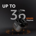 Amazon Basics True Wireless in Ear Earbuds with Mic, Up to 36 Hours Play Time, Low-Latency Gaming Mode, IPX4 Water-Resistance, Bluetooth 5.4 (Black) - Image 4