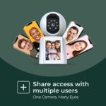 Trueview 3MP Built in Screen Wi-fi Home Security Camera with Pan Tilt 360° View, 2 Way Talk, Cloud Monitor, Motion Detect, Supports SD Card Up to 256 GB, Night Vision - Image 4