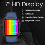 XTOUCH Smartwatch with Bluetooth Calling, Fitness Tracker, Heart Rate Monitor, Sports Modes, Built-in Speaker, Microphone, Contact Sync, Sleep Tracking, Smart Notifications (Blue) - Image 6