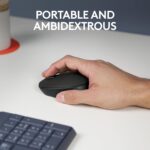Logitech B170 USB Mouse,12-Months Battery Life, Ambidextrous, PC/Mac/Laptop - Black - Image 4