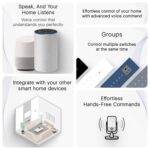 IOTICS Smart Wifi Switch Board: 12 x Switch & 2 Smart Plug Module. Touch Control, Remote, App Control. Voice Control with Alexa & Assistant. Smart Touch Switch Board For Home Automation (Blue) - Image 5