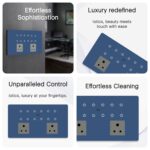 IOTICS Smart Wifi Switch Board: 12 x Switch & 2 Smart Plug Module. Touch Control, Remote, App Control. Voice Control with Alexa & Assistant. Smart Touch Switch Board For Home Automation (Blue) - Image 6