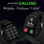 PunnkFunnk NeoLux 1.96” HD Display Smartwatch for Men & Women 2025 with 110+ Sports Modes, Heart Rate, Sleep Monitor IP68 Waterproof, Answer/Make Calls for Android & iOS (Black, NeoLux) - Image 3