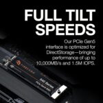 Seagate FireCuda 540 SSD 1TB Internal Solid State Drive - M.2 2280 PCIe Gen5, speeds up to 10,000MB/s and 2000TB TBW, with Rescue Services (ZP1000GM3A004) - Image 3