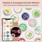 PunnkFunnk Genquira Smartwatch for Women with Bluetooth Calling, 1.69" HD AMOLED Display, Health & Fitness Tracker with SpO2, Heart Rate, 100+ Sports Modes, IP67 for Android & iPhone(Rose Gold) - Image 4