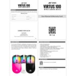 Ant Esports Virtus100 Wired RGB Gaming Mouse | Light Weight |6D Durable Buttons | High Performance Up to 12800 DPI 1000Hz Polling Rate | AI Sensor | 20M Click | Software Support Esports Mouse_ Pink - Image 6