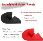 YGM Acoustic Foams® Pyramid Acoustic (Set of 18), 50 Density Foam Panels,12" X 12" X 2 Inches, Premium Grade Soundproofing Studio Noise, Echo Reduction and Absorption - Image 3
