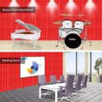 YGM Acoustic Foams® Pyramid Acoustic (Set of 18), 50 Density Foam Panels,12" X 12" X 2 Inches, Premium Grade Soundproofing Studio Noise, Echo Reduction and Absorption - Image 5