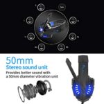 PunnkFunnk (K20) Gaming Wired Over Ear Gaming Headphones with Mic, Compatible with Ps4, Xbox One, Nintendo Switch, Pc, Mac, Laptop, Black - Image 3
