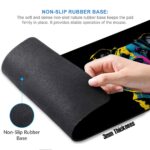 Gadgets WRAP Extra Large Desk Mat Mouse Pad 18 x 36 Inch, Anti-Slip, Spill-Resistant, Ideal for Home, Office, Gaming Setups - Dog Digital Art - Image 4