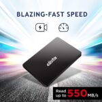 Elista SPEEDX 2.5" 256 GB Internal Solid State Drive/SSD with SATA III Interface,6Gb/s,Fast Performance, Read/Write- 550/500 MB/s,3D TLC NAND Flash Technology,5-Years Warranty(ELS-SATA256 SPEEDX 2.5) - Image 3