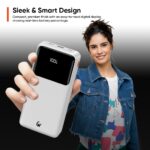 35W Fast Charging 20000mAh Power Bank for Type-C Devices (2X USB-C, 1x USB-A) Power Delivery & Quick Charge (Li-Polymer, White) - Image 3