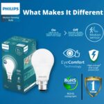 Philips Motion Sensor B22 LED Bulb | Motion Sensor Light for Home | Motion and Ambient Sensor LED Bulb | Crystal White, Pack of 1 - Image 3