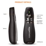 Amazon Basics Wireless Laser Controller for Presentation, with USB Receiver and Battery Indicator (Battery Not Included) - Image 5