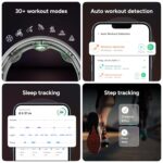 Gabit Smart Ring | Health & Fitness Tracker | Stress & Sleep Monitoring | Buy Ring Sizing Kit First | 15+ Workout Modes | Track Steps, HRV, HR, SPO2 | Smart Ring for Men & Women | Graphite Black 13 - Image 5