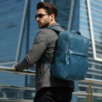 VISMIINTREND Stylish Vegan Leather Laptop Backpack Bag for Men and Women |Fits 13",14", 15.6 Inch Laptops, Macbook |Office/Business/College/Airport/Travel/Overnight/Professional |Unisex |Rakhi Gifts - Image 3
