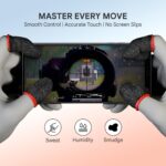 Humble® Mobile Gaming Thumb & Finger Sleeves, Anti-Slip Sweat-Proof High Precision Touch-Sensitive for PUBG, BGMI, COD Mobile & Free Fire - Breathable, Washable & Universal Fit – 2 Pairs (4 Pcs) - Image 3