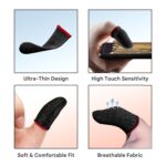 Humble® Mobile Gaming Thumb & Finger Sleeves, Anti-Slip Sweat-Proof High Precision Touch-Sensitive for PUBG, BGMI, COD Mobile & Free Fire - Breathable, Washable & Universal Fit – 2 Pairs (4 Pcs) - Image 4