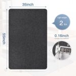 Office Chair Mat for Hardwood Floor, 120"x90" Computer Chair Mat, Desk Chair Mat, Large Anti-Slip Floor Protector for Home Office Black - Image 3