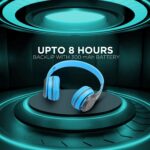P47 Wireless Portable Gaming Headphone Microphone Stereo Card Support Bluetooth Headset (Blue) - Image 4