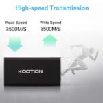 KOOTION 120GB External Solid State Drive, Portable SSD USB 3.2 Gen 2 Type C, 120GB Mini Portable Solid State Drive for Mac Windows Android Linux - Image 3