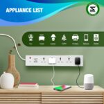 Smarteefi WiFi Smart Power Extension | 5 Ports | Smart Plug | 10A | Energy Monitoring | Scheduling | Countdown Timer | Compatible with Alexa & Google Home | 1 Year Warranty(SE51) - Image 6