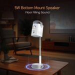 Portronics Beem 550 Smart Android Projector, HD 1080P, Height & Angle Adjustable Design, in-Built Apps, Auto Keystone,Screen Mirroring,6000 Lumens,5W Speaker,HDMI in,USB in,WiFi,BT - Image 4