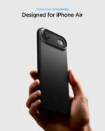 Spigen Thin Fit MagFit Back Cover Case Compatible with iPhone Air (2025), iPhone 17 Air Cover case (TPU + Poly Carbonate | Black) - Image 3