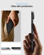 Spigen Thin Fit MagFit Back Cover Case Compatible with iPhone Air (2025), iPhone 17 Air Cover case (TPU + Poly Carbonate | Black) - Image 4