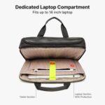 uppercase 14L Omega 03 Professional Laptop Messenger Bag | up to 15.6''| 3x More Water Resistant| Tablet Compartment| Multiple Organisers| Office Bag for Men & Women (Black) - Image 4