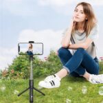 Kratos Upgraded 2026 Selfie Stick Stand,Extendable Selfie Stick for Mobile Phone with Bluetooth Remote,3-in-1 Multifunctional Design for All Smartphines Phones - Image 5