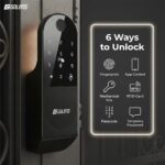 Golens X32 Digital Rim Lock for Wooden & Metal Doors | Waterproof Design | 20–60mm Thickness | 6-in-1 Unlock – Fingerprint, PIN, RFID, App, OTP & Manual Key | Remote Unlock via OTP - Image 3