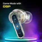 CrossBeats Fury Max Gaming TWS in-Ear Buds |100hr Playtime Bluetooth Earphones | RGB Lights | BT v5.4 | 30ms Low Latency | 360° Spatial Audio | 3D Sound Stage | 6 mics AI ENC | Dual EQ Modes(Black) - Image 5