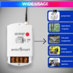 amiciSmart Wireless Remote Controlled Electrical Switch, 220V On/Off Switch with 1km Range for Tubewell, Pump, Motors, etc (3.5kW), White - Image 4