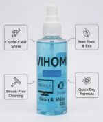 Premium 3-in-1 Gel Spray Cleaner 100ml with Microfibre & Brush for Laptop, PC, Mobile, Tablet & All Screens - Image 4