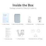 GL.iNet GL-MT3000 (Beryl AX) Portable WiFi 6 Router for Home and Travel, Dual Band, AX3000 WiFi Speed (up to 3Gbps), Repeater, Cascading VPN, IPV6, WPA3, 2.5G WAN Port - Image 4
