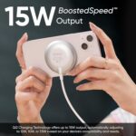 Ambrane 15W Qi-2 MagSafe Wireless Charger with 60W Type C Cable Magnetic Mag-Safe for for iPhone 16/16 Plus/16 Pro/Max,15/15 Plus/15 Pro/15 Pro Max, 4/13/12, Series 9/8/7/6/5/4/SE(AerosynQ B Black) - Image 3