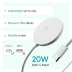 Ambrane 15W Qi-2 MagSafe Wireless Charger with 60W Type C Cable Magnetic Mag-Safe for for iPhone 16/16 Plus/16 Pro/Max,15/15 Plus/15 Pro/15 Pro Max, 4/13/12, Series 9/8/7/6/5/4/SE(AerosynQ B Black) - Image 6