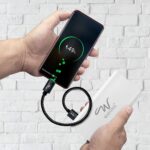 Wayona Nylon Braided USB Cable Data Sync & Fast Charging Short Power Bank Cable Compatible For iPhones (0.25M Short Cable, Jet Black) - Image 4